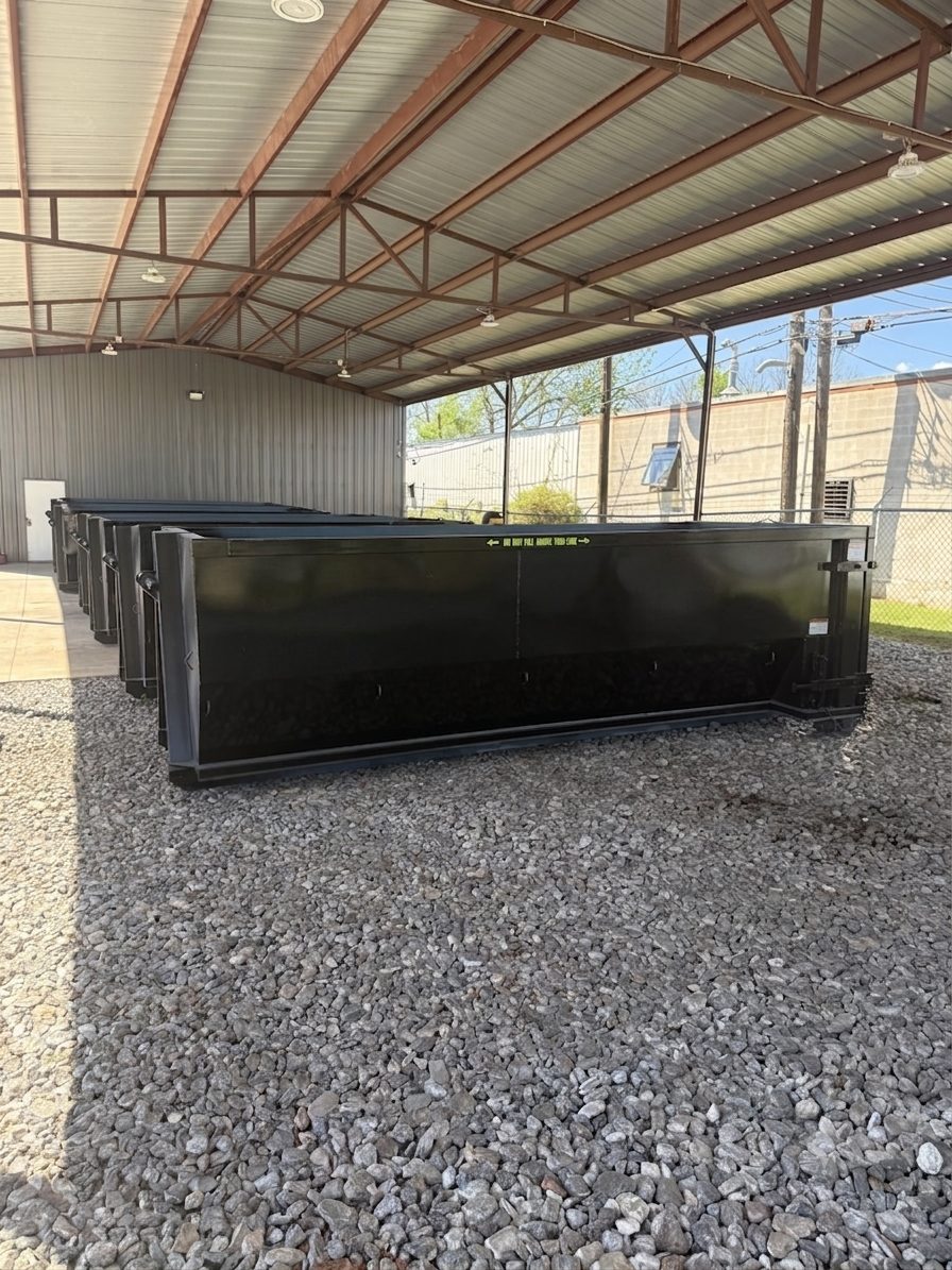 Fleet of roll-off dumpsters available to rent in the Lawton area